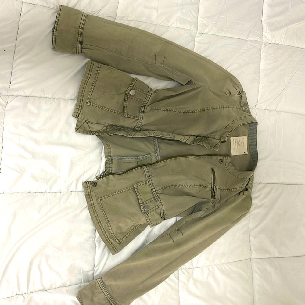 Free People Army green Jacket size 12